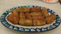 Recepta de cuina de Croquetes d´espinacs a la catalana i formatge de cabra